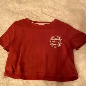 New Port Beach Cropped Tee